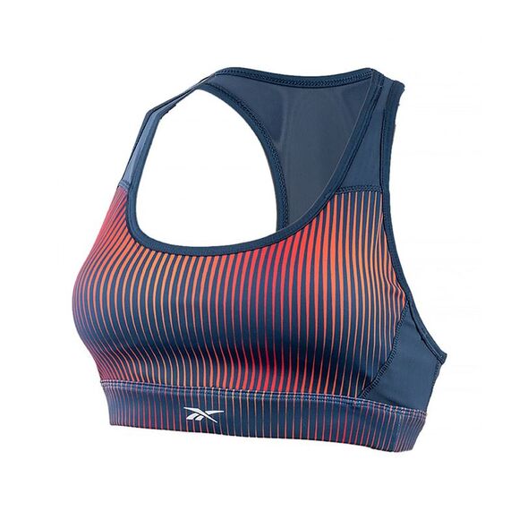 Reebok Womens Studio High Hero Racer Sports Bra, Blue, PRE - Picture 1 of 2